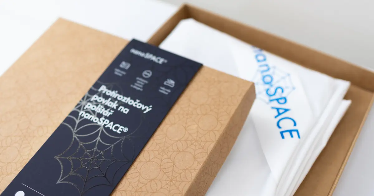 Recenze: Protiroztočový povlak na polštář pro alergiky nanoSPACE 1 Recenze na protiroztočový povlak na polštář nanoSPACE