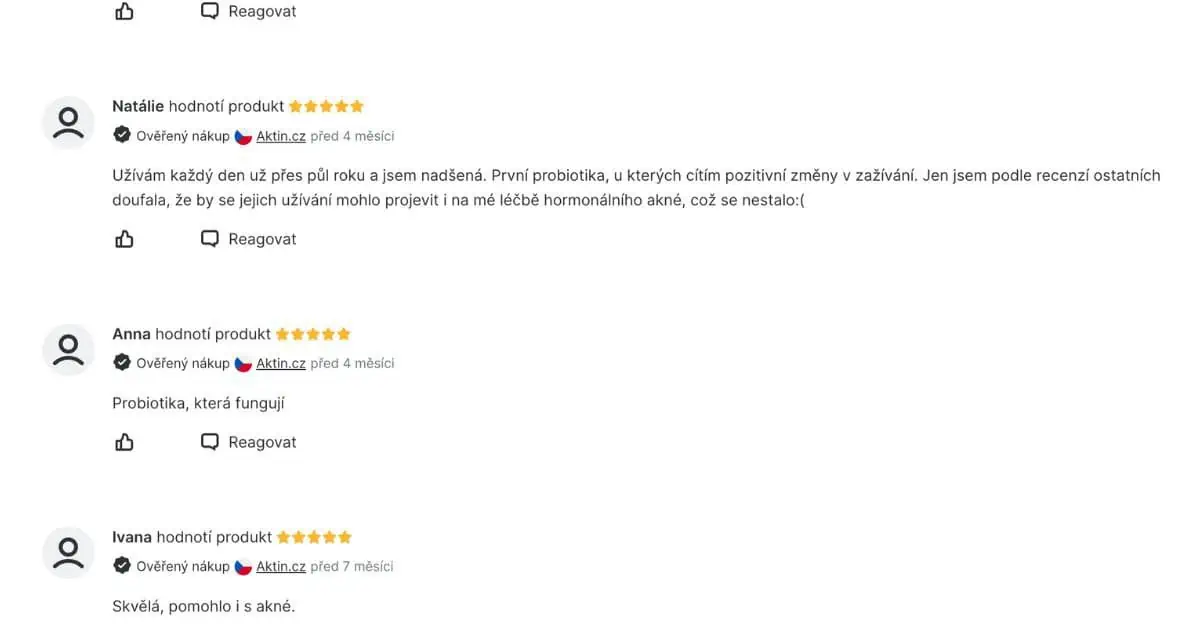 Recenze: Vilgain Probiotika – nejlepší probiotika na trhu? 5 Podívejte se, jak Vilgain Probiotika hodnotí jiní uživatelé. To totiž pomohlo p?i rozhodování i mn?. Recenze najdete u prodejce pod produktem v kategorii recenze.