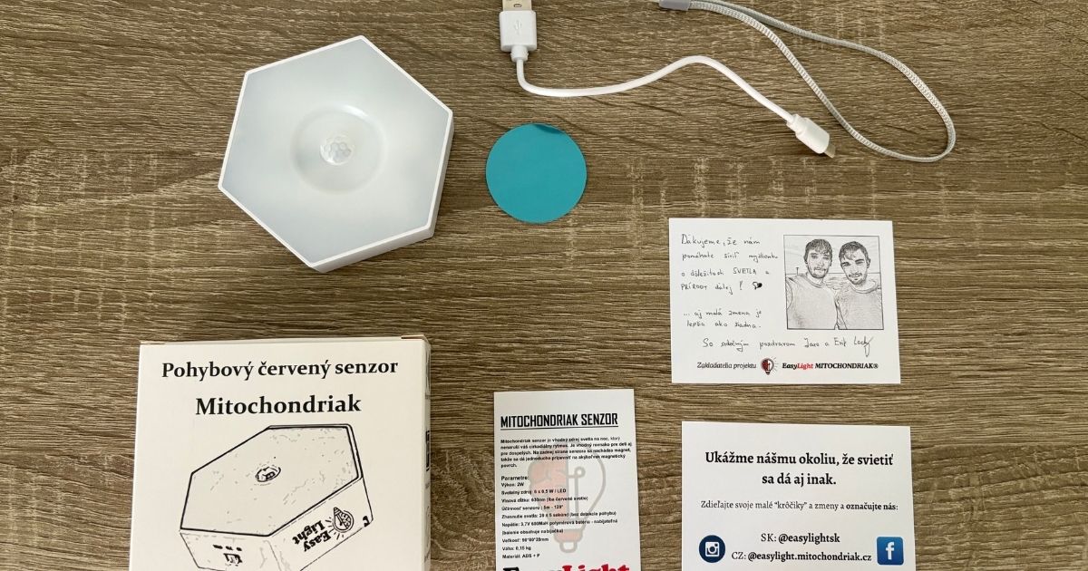 Recenze: Noční červené světlo Mitochondriak s pohybovým senzorem pro lepší spánek 2 Hodnocení Nočního červeného světlo mitochondriak® s pohybovým senzorem pro lepší spánek